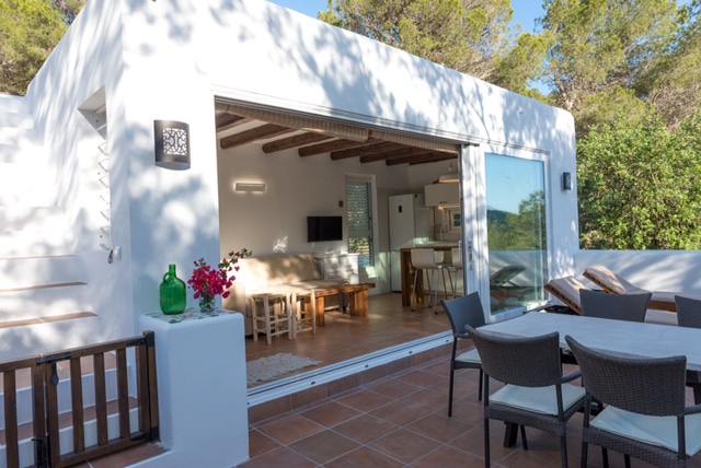 Terras en entree appartement